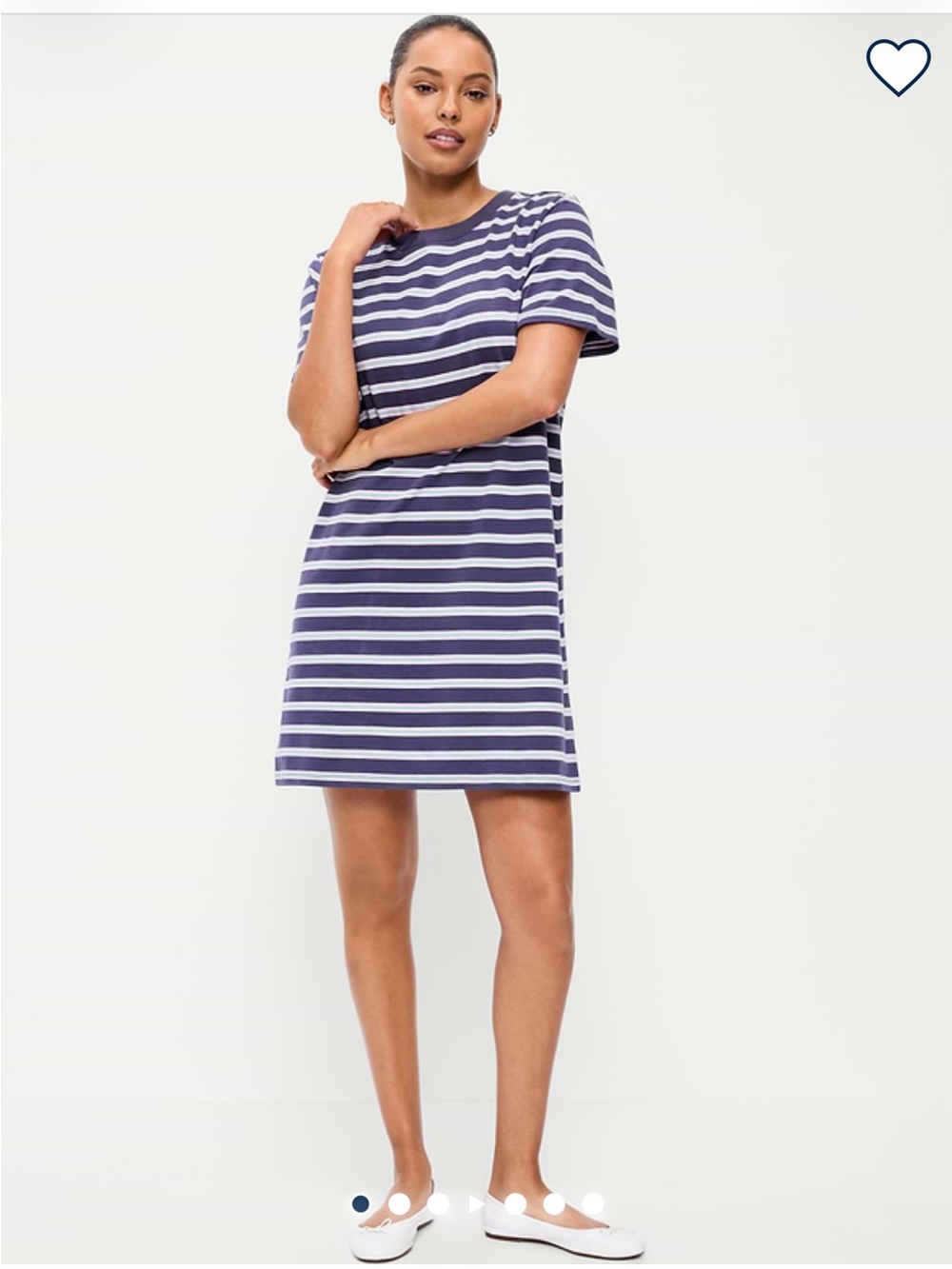 Vintage Crew-Neck Mini T-shirt Dress ⚾️ by Old Navy
